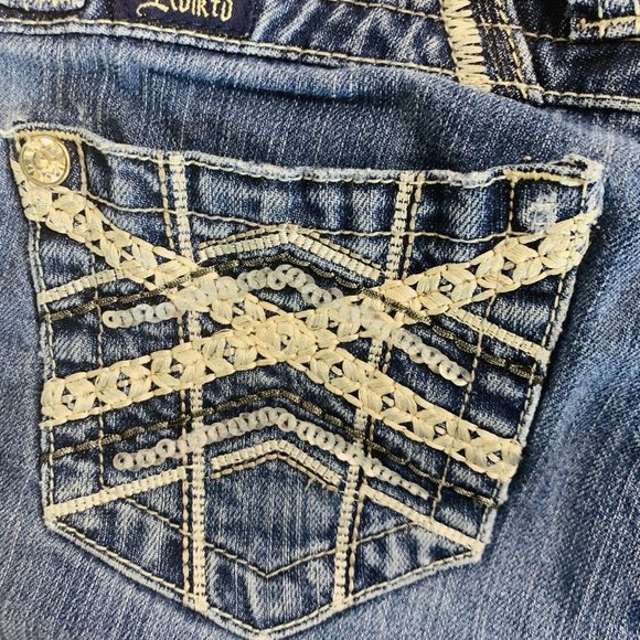 Adiktd Denim Blue Jeans Women’s Size 6/29W - Picture 5 of 8